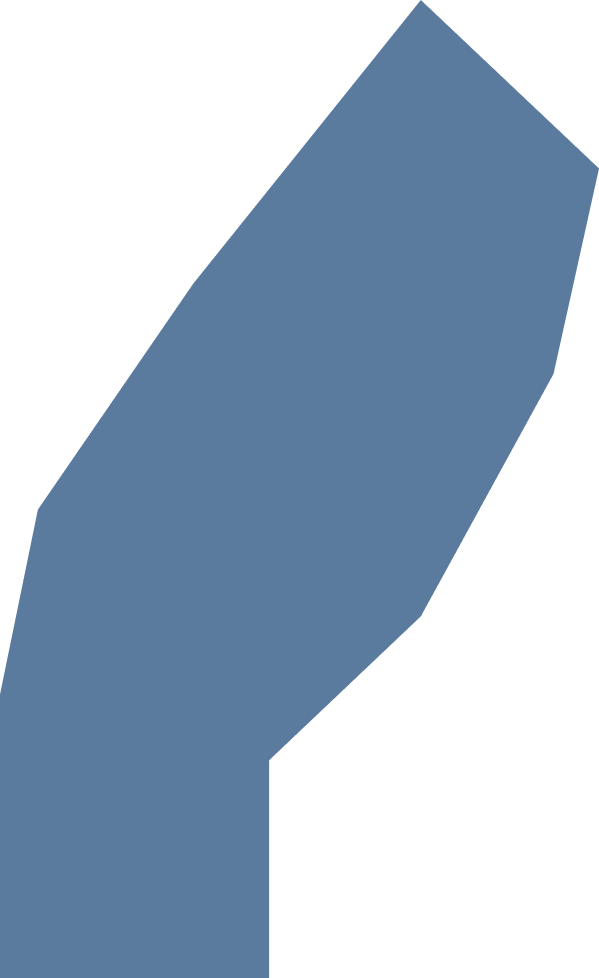 A 3D illustration of a hand holding a blue rectangular object.