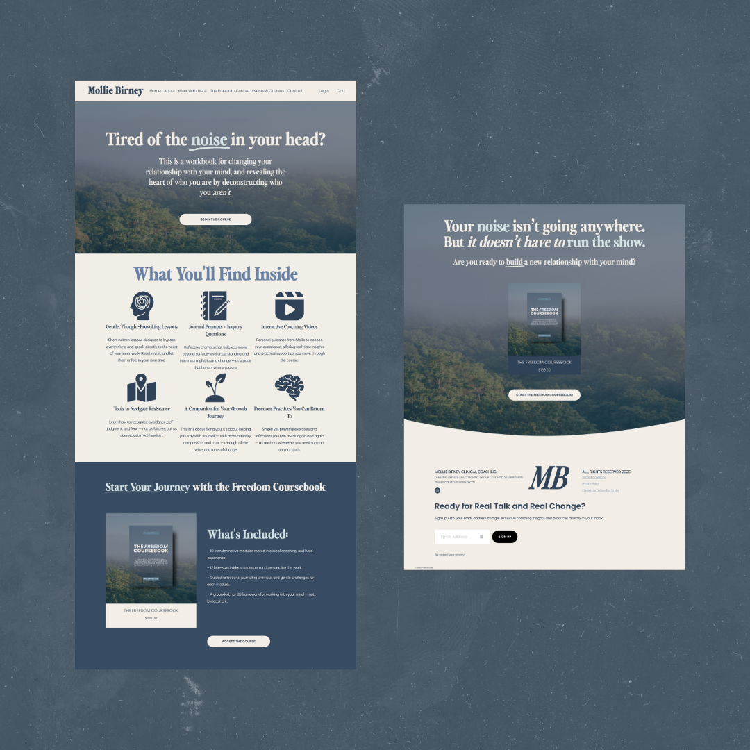 Small business brand strategy and website rebuild by DoGoodBiz Studio
