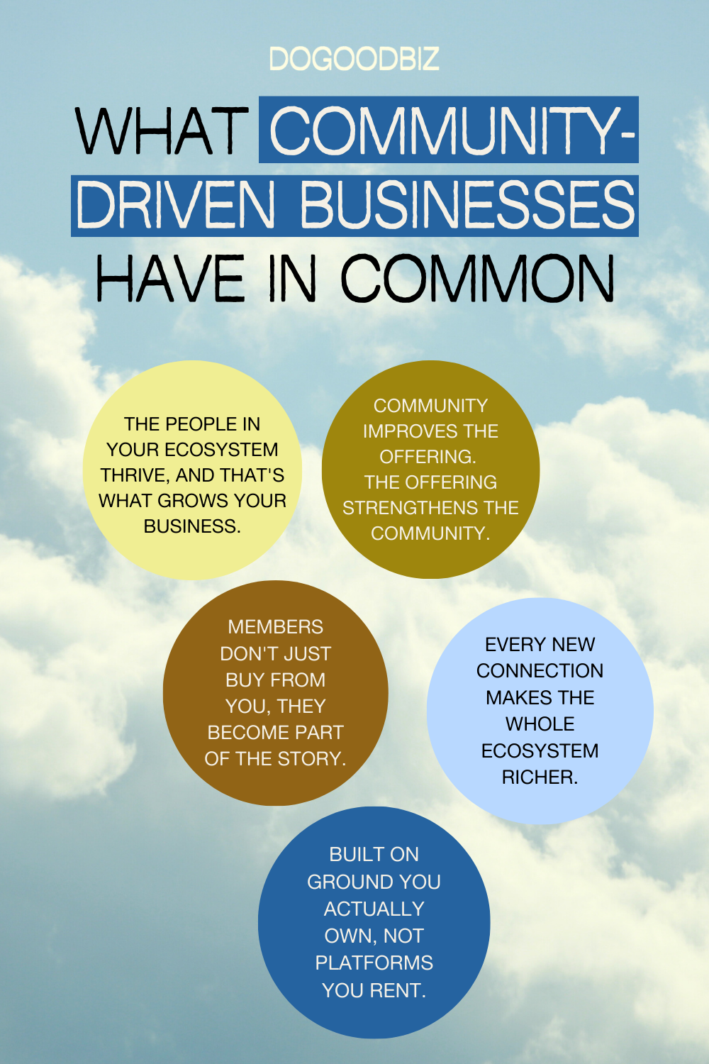 Mycelium Web Diagram "What Community-Driven Businesses Have in Common"