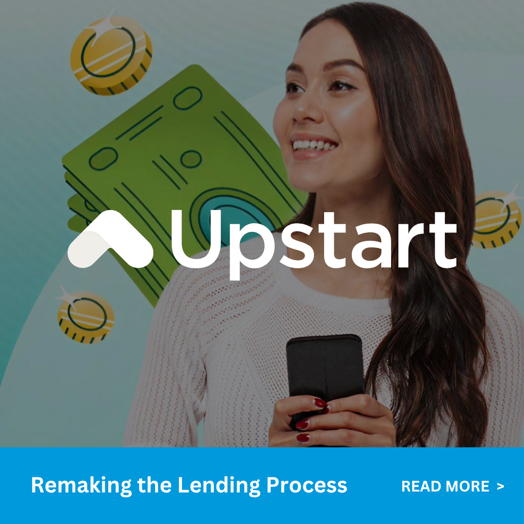      

 
    Remaking the Lending Process   Upstart has a Consumer and B2B side of the business. DNW was brought in from a partner agency to help right-size their media efforts and drive more effective leads across their two main verticals: Auto Deal