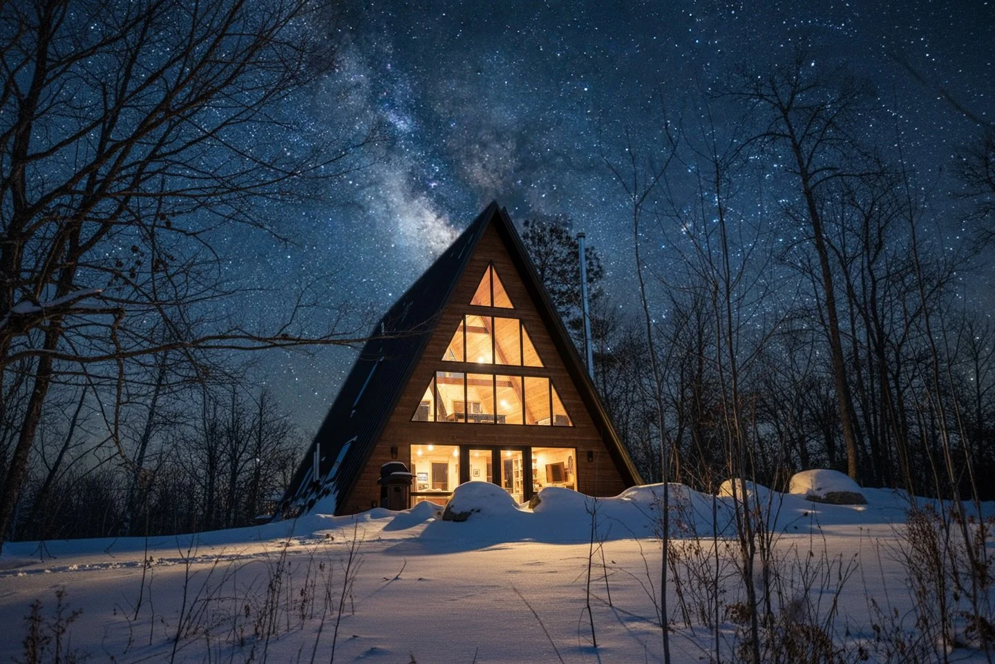 Still winter. Still quiet. Still magical. ✨
This is the season for slow mornings, wood-stove fires, and nights that feel a little unreal. If you&rsquo;ve been craving rest, this is what it looks like.

#NorthwoodsAFrame #AFrameCabin #MinnesotaCabin #