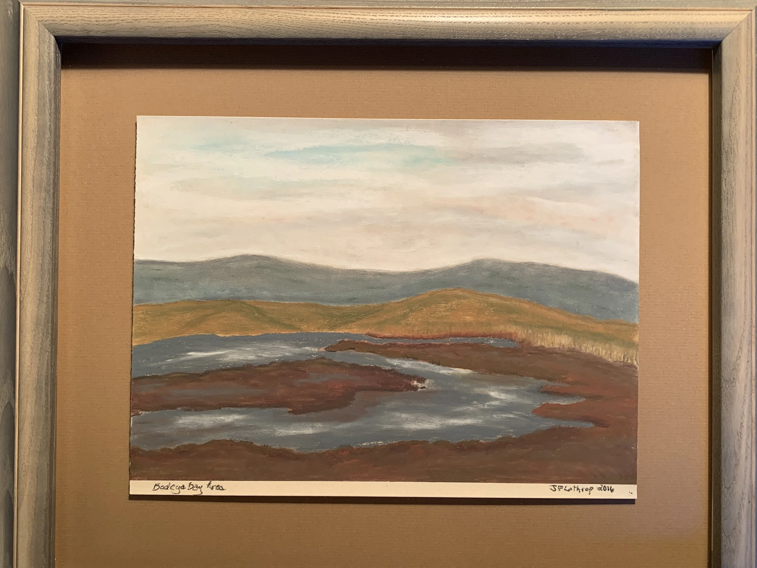 Bodega Bay, CA, Pastel, 2016