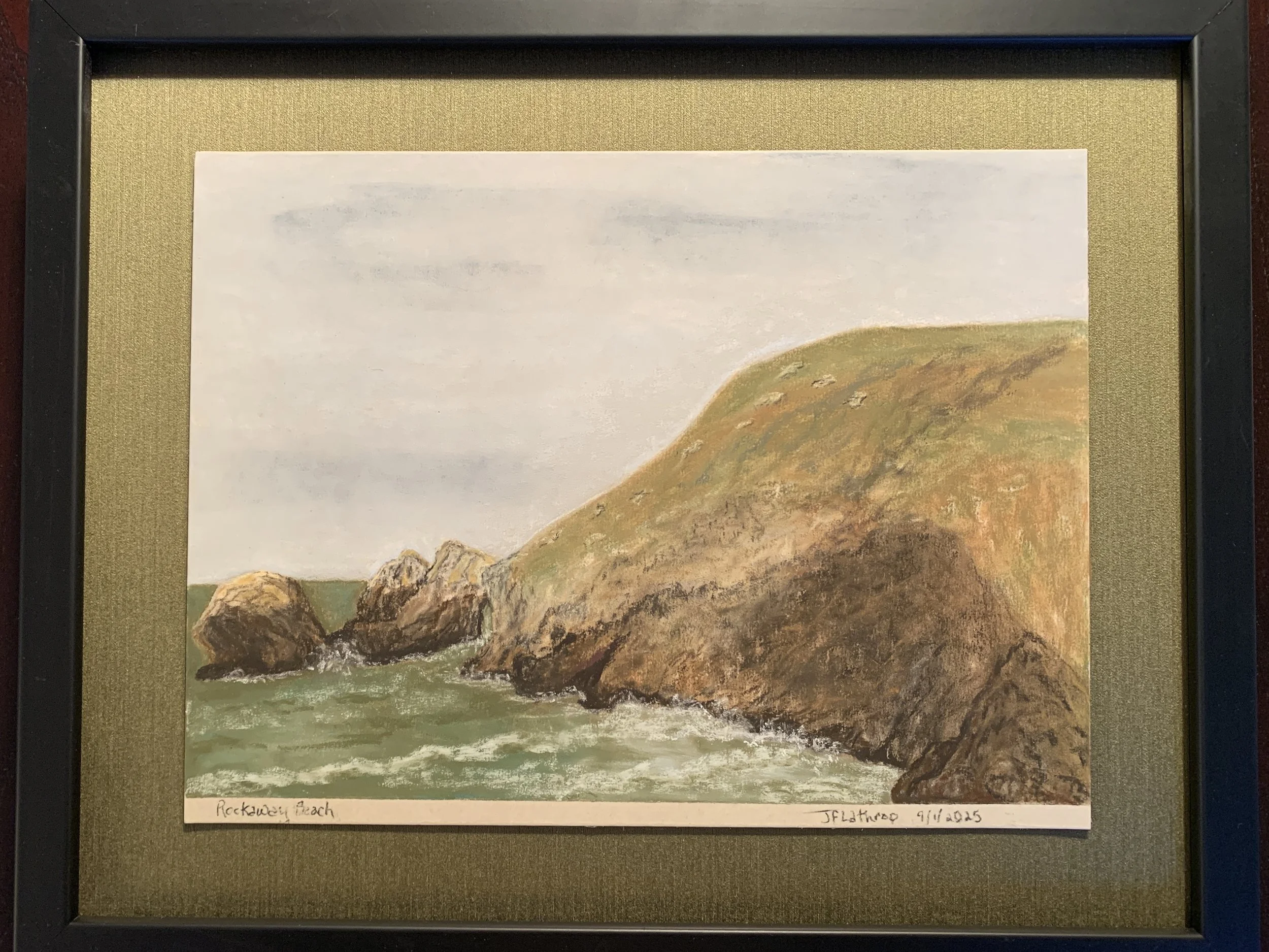 Rockaway Beach - September, Pastel, 2025