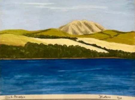 Black Mountain, Pastel, 9"x12" March 2022
UNFRAMED