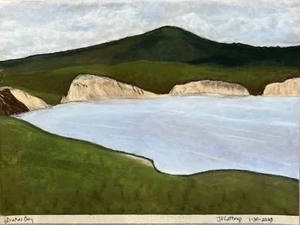 Drake's Bay, Pastel, 9"x12" January 2025
UNFRAMED
