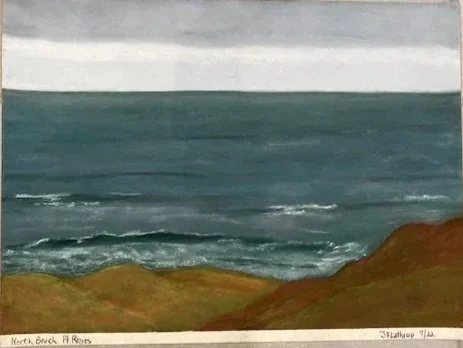 North Beach Pt Reyes, Pastel 9"x12" July 2022
UNFRAMED