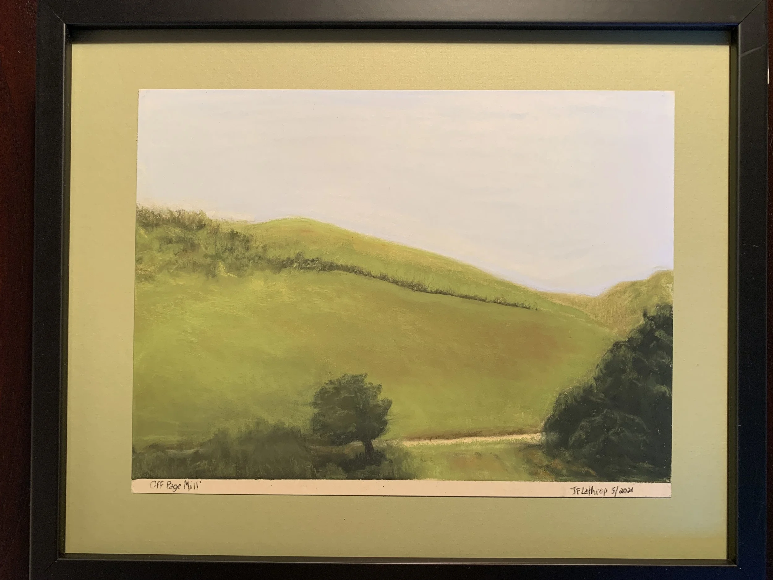 Off Page Mill - May, Pastel, 2021