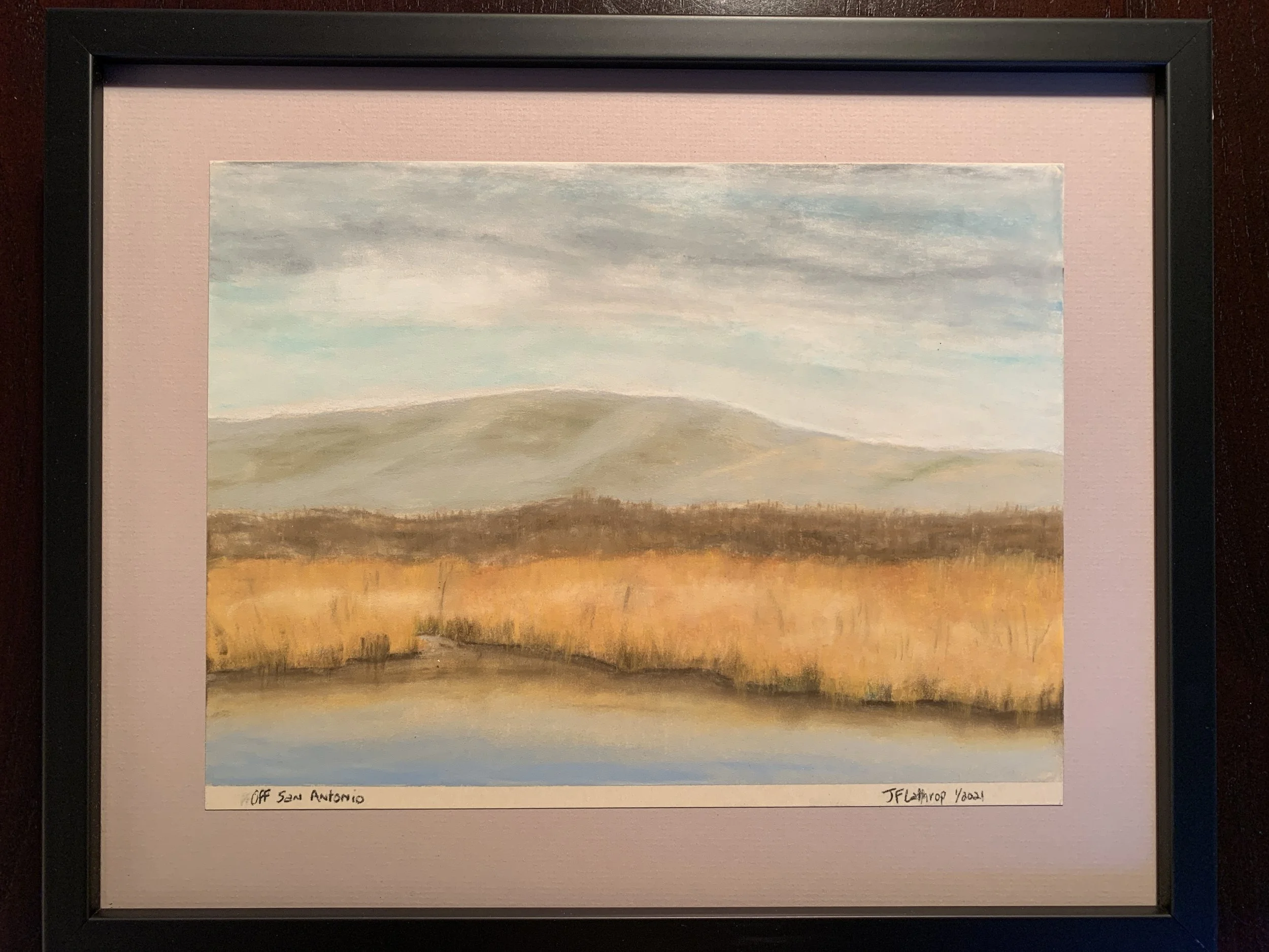 Off San Antonio January, Watercolor, 2021