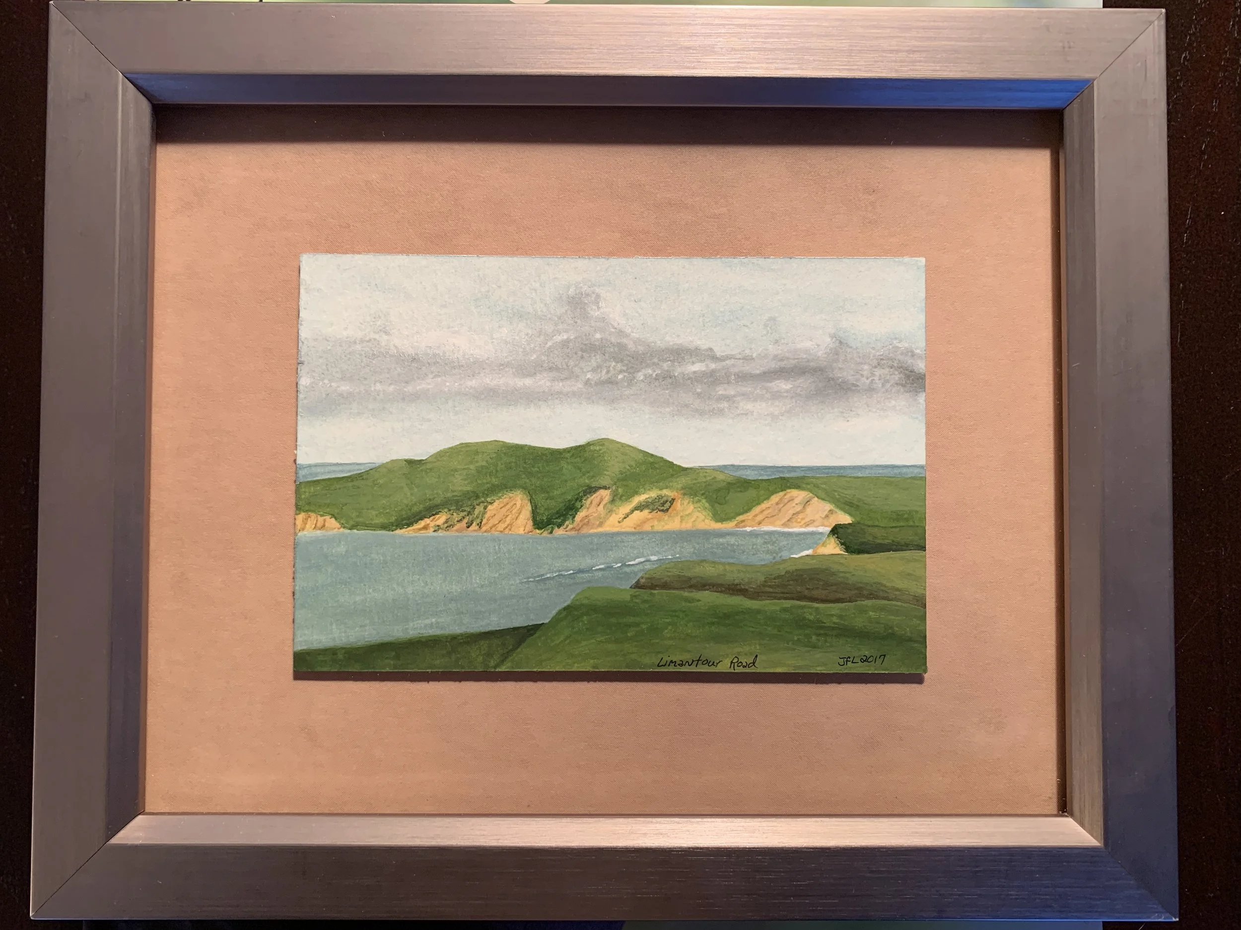 Limantour Road, Watercolor, 2017