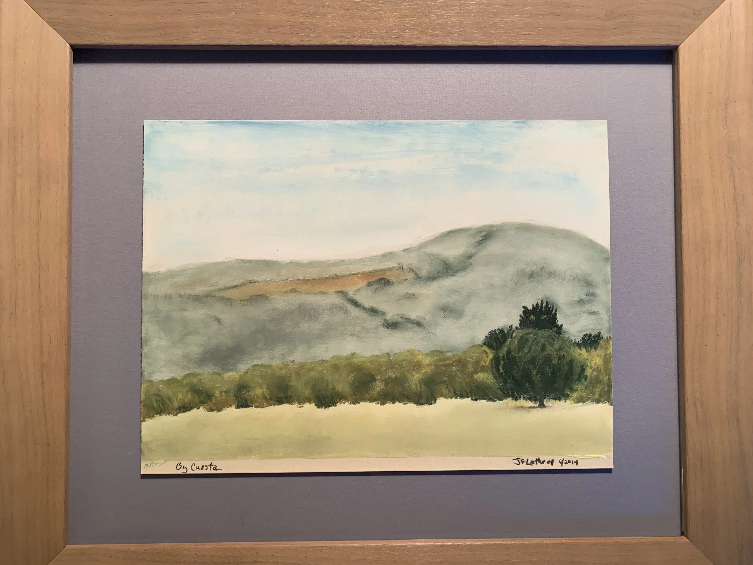 By Cuesta - June, Pastel, 2014