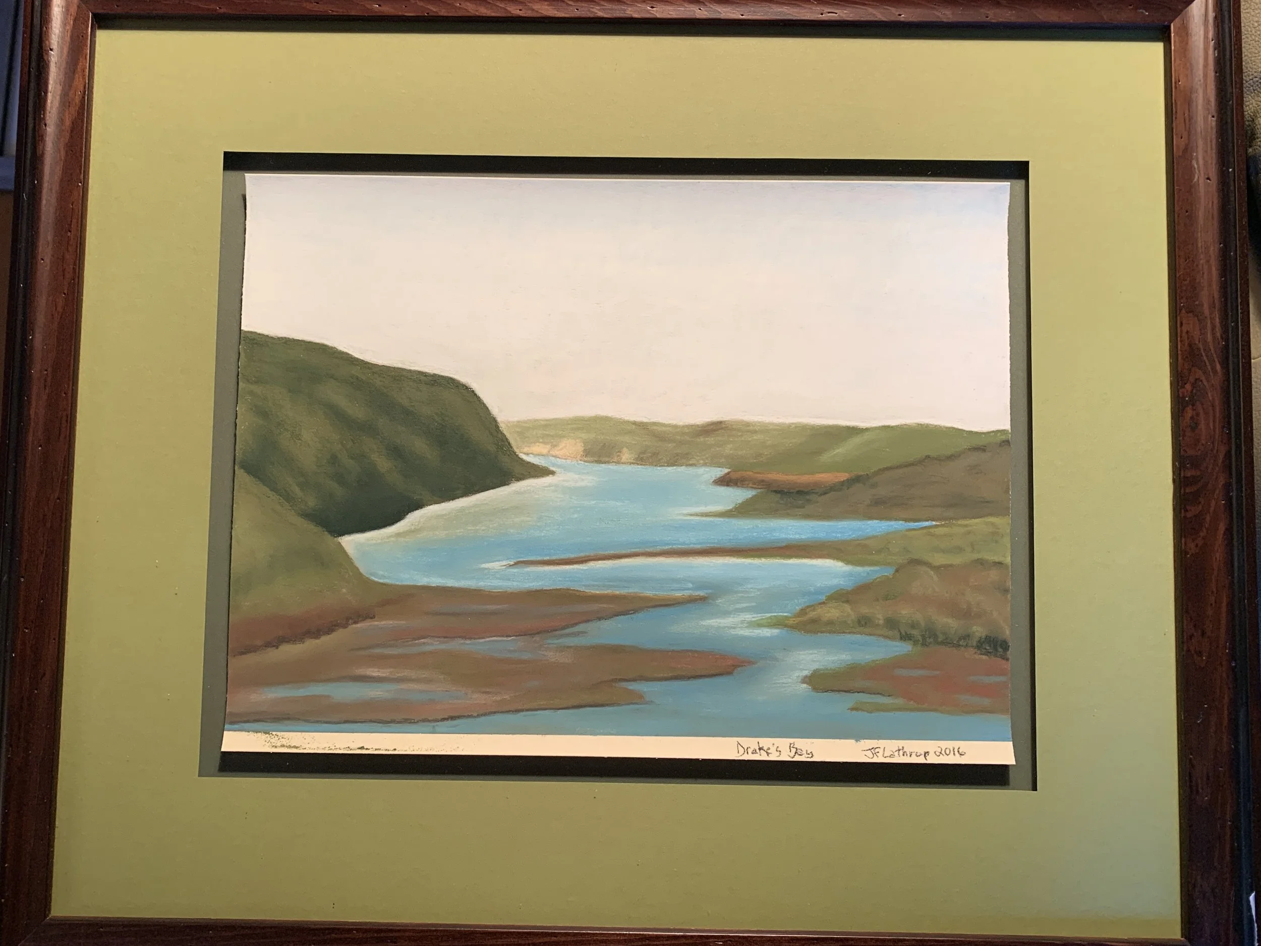 Drakes Estero, CA, Pastel, 2016