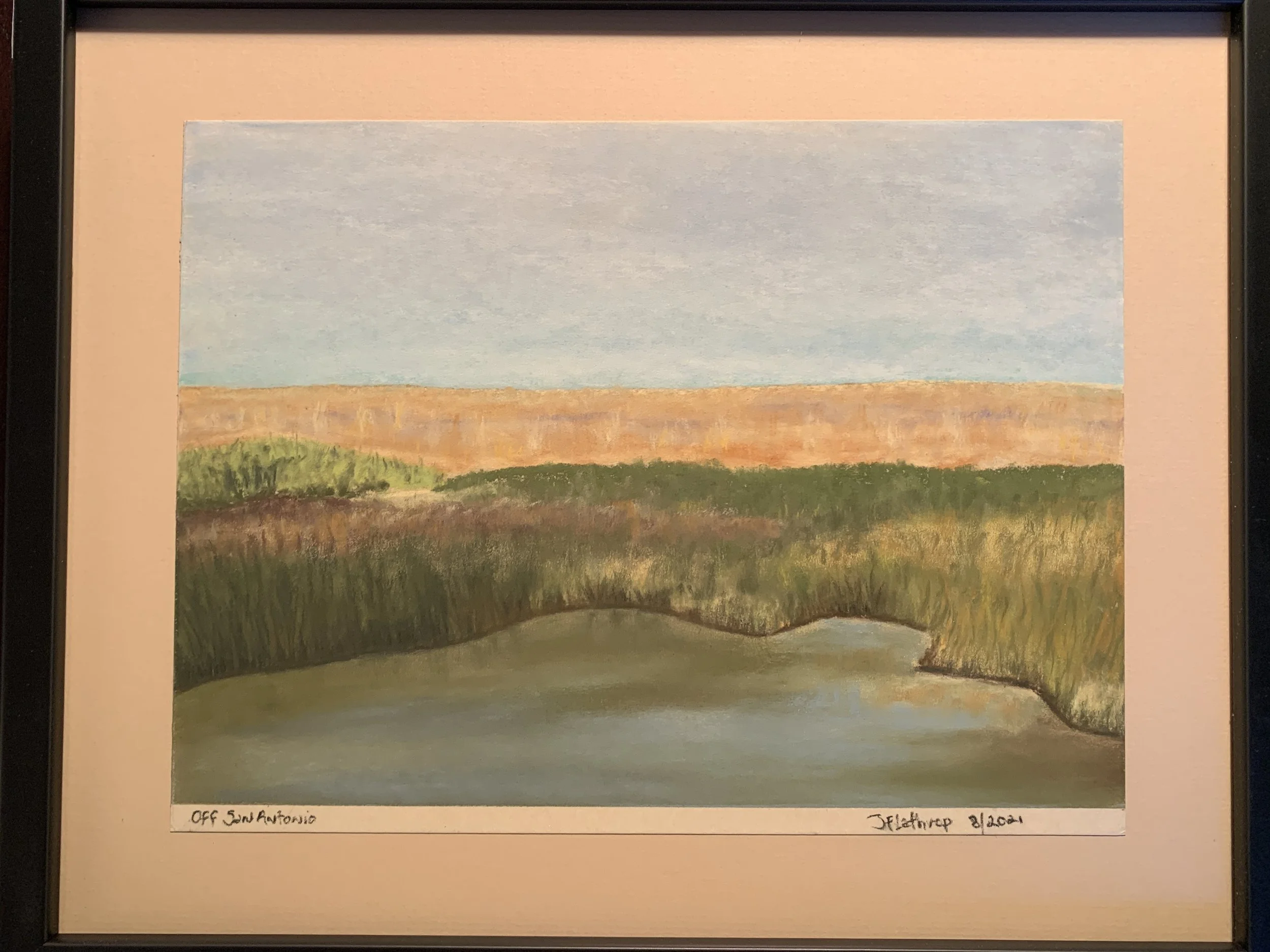 Off San Antonio - August, Watercolor 2021