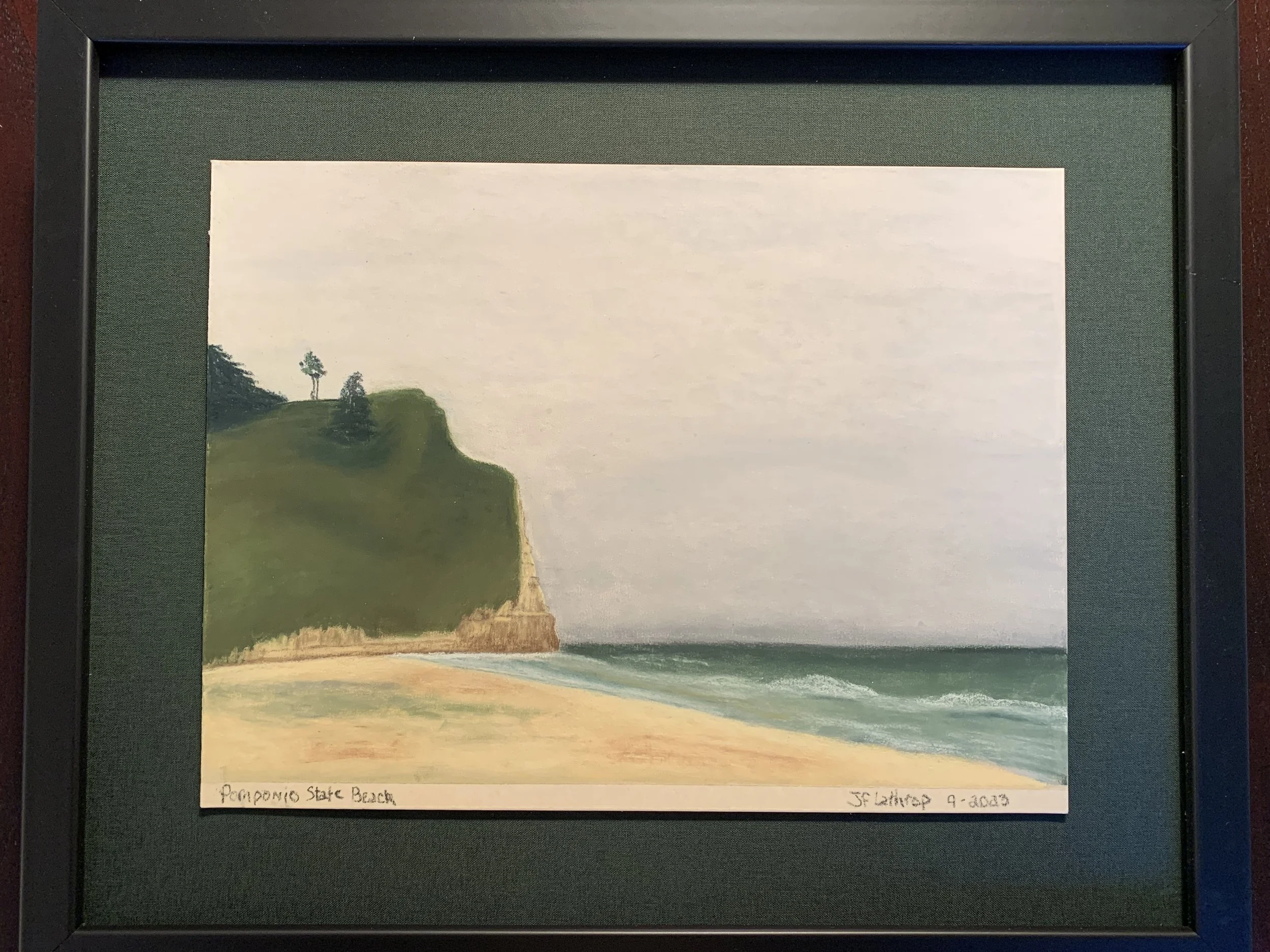 Pomponio State Beach - September, Pastel, 2023