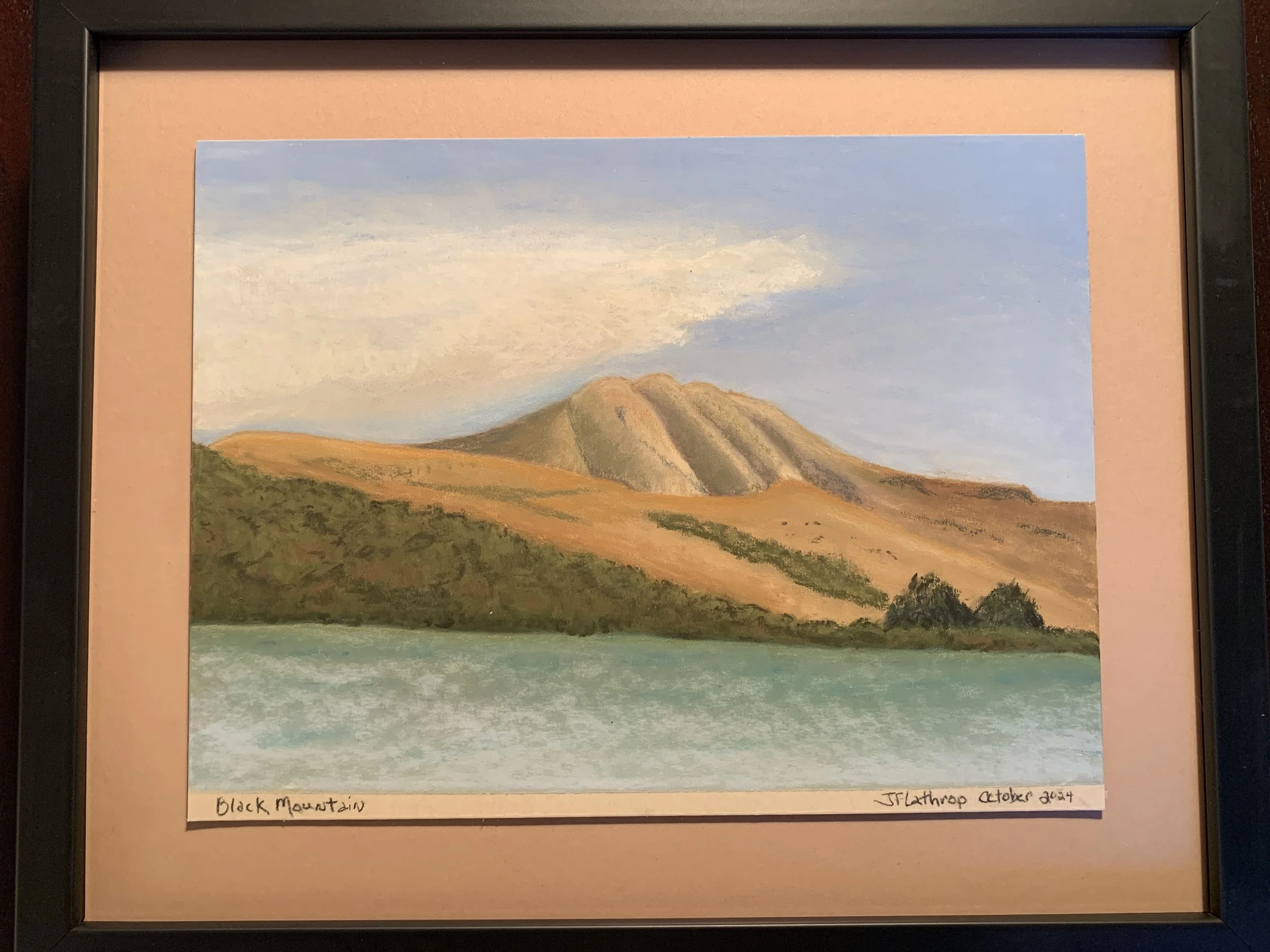 Black Mountain, October, Pastel, 2024