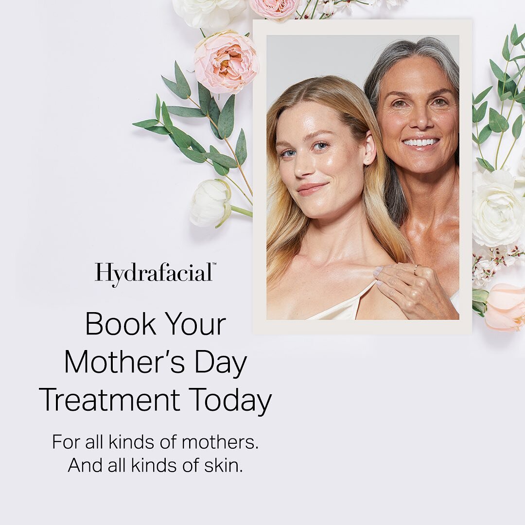 The PERFECT Mother&rsquo;s Day gift? HydraFacial! Available for purchase online gift cards Skin So Sweet❤️🌷☀️ https://www.vagaro.com/skinsosweethb