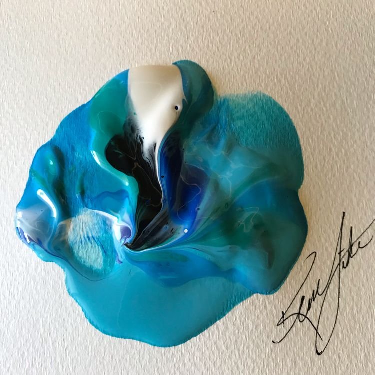 Untitled - Acrylic on Multimedia Paper - 5" x 7"