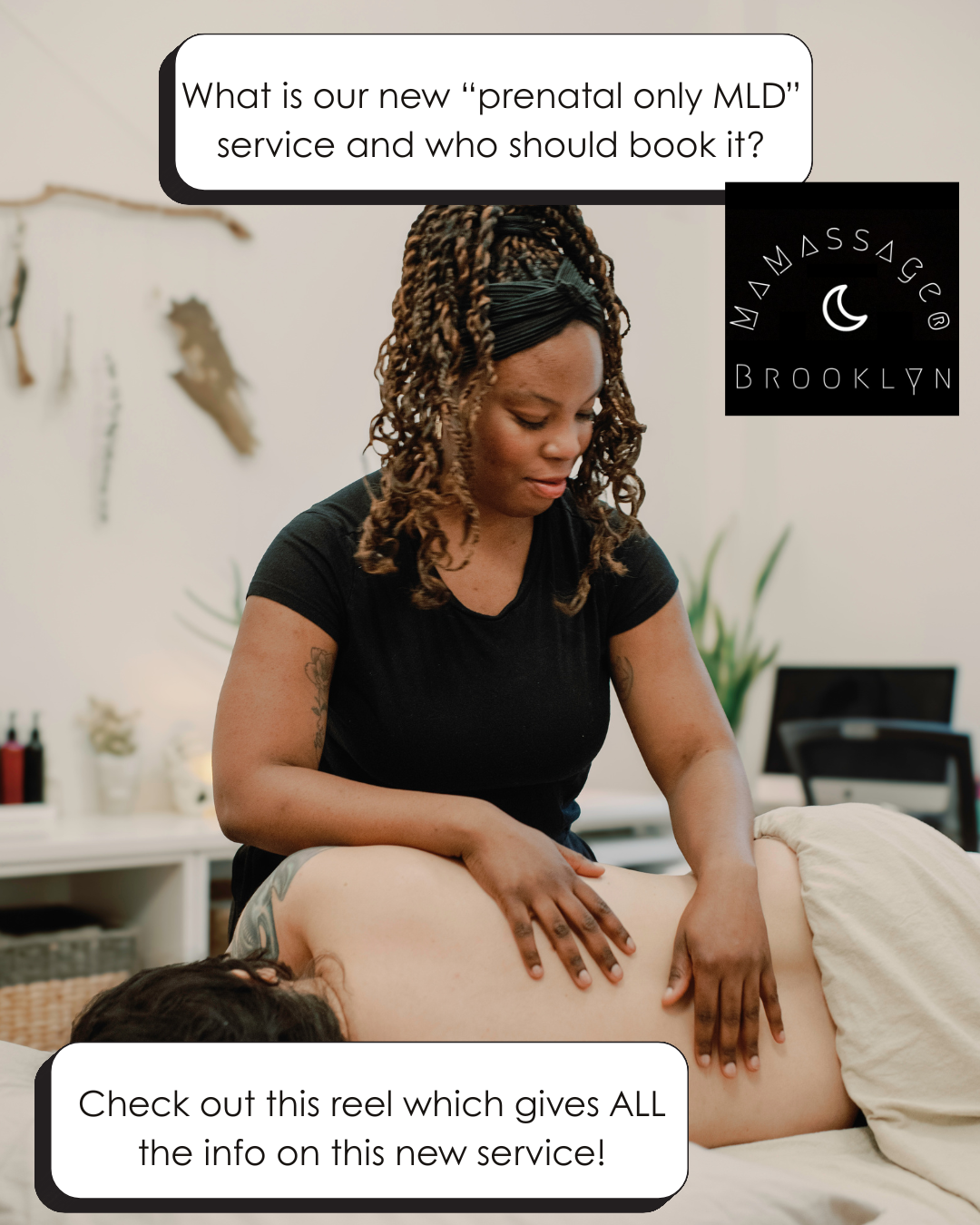 How do pregnancy massage and manual lymphatic drainage (MLD) integrate? 