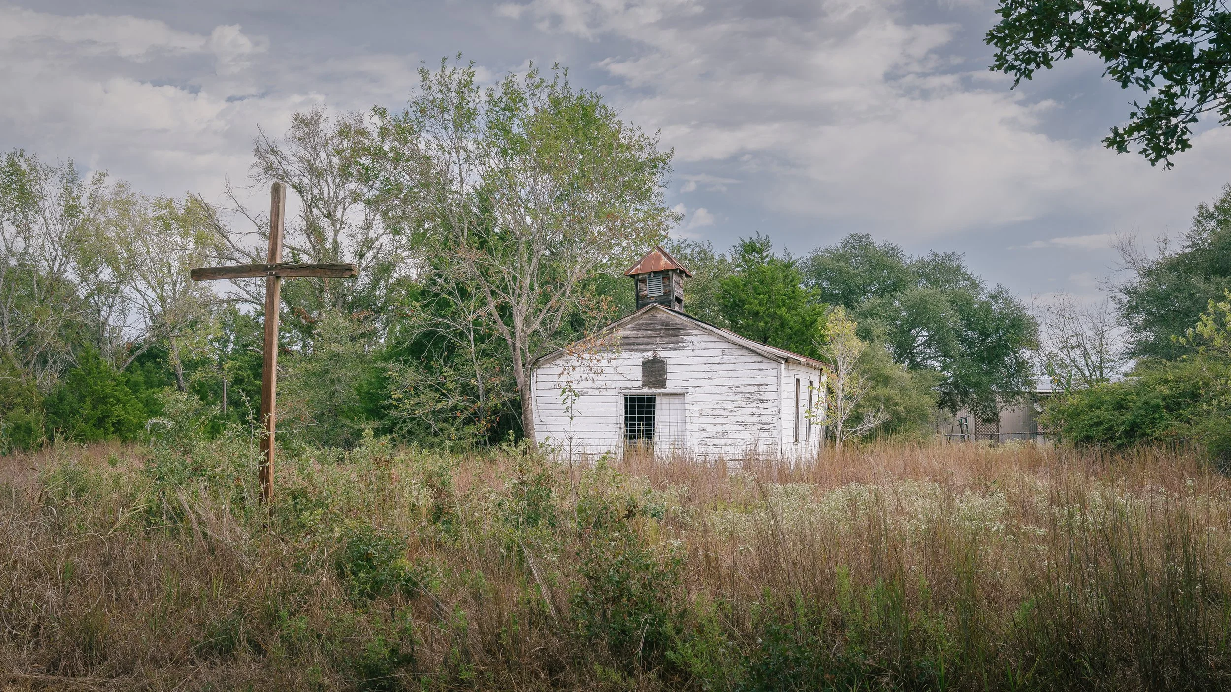 Orange Grove Missionary Baptist Church (abandoned) - Hallettsville, Texas