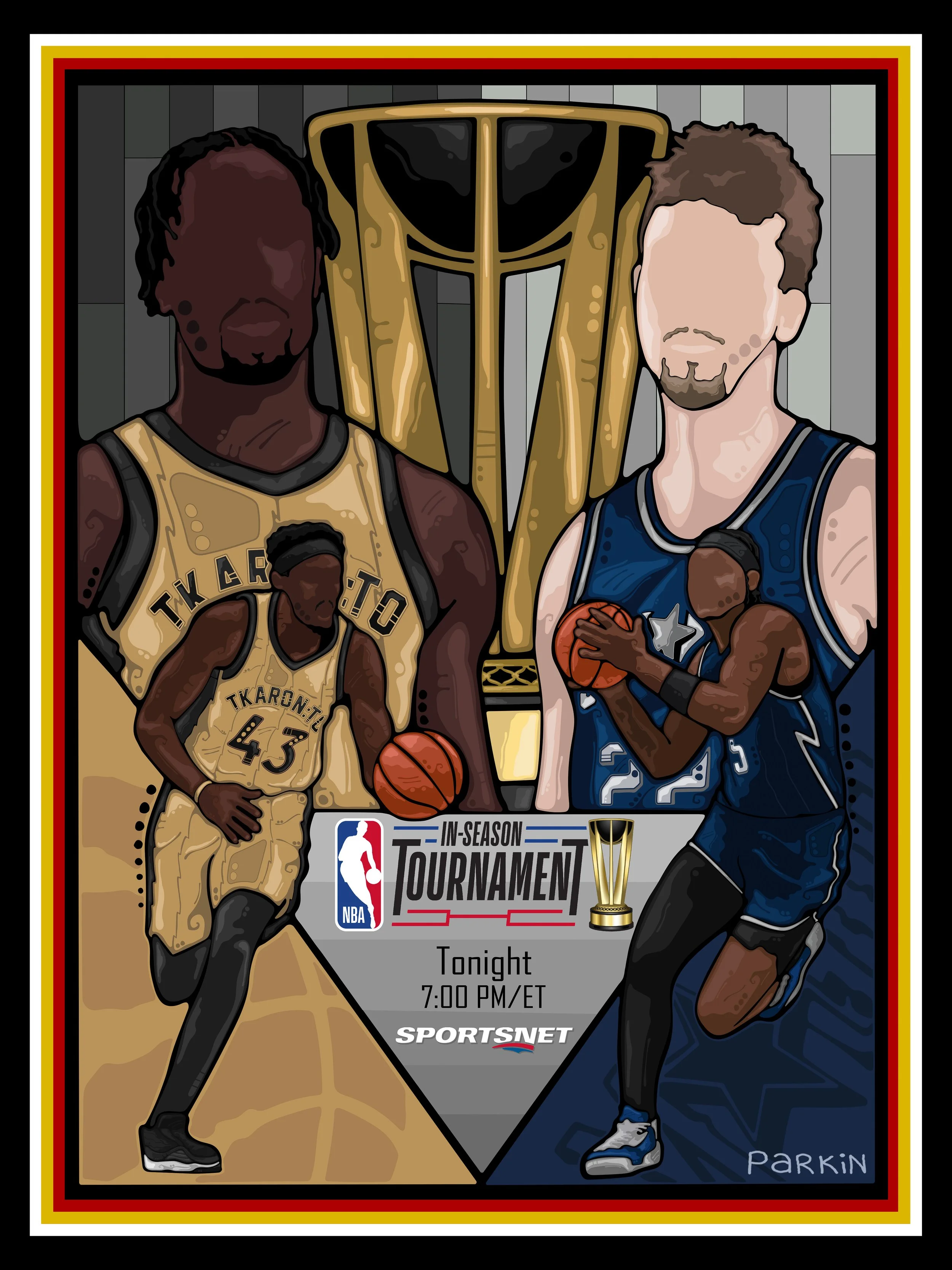 Raptors Second In-Season Tournament Game poster with Tonight.jpg