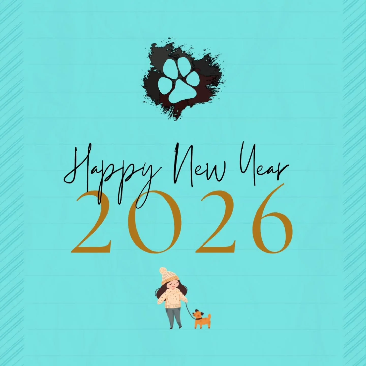 Happy New Years! Wishing our clients all the best in 2026! 

We are so grateful to share our days with your dogs and appreciate your kind and generous support! 

Looking forward to a new year with more puppy love and plans to serve our clients even b