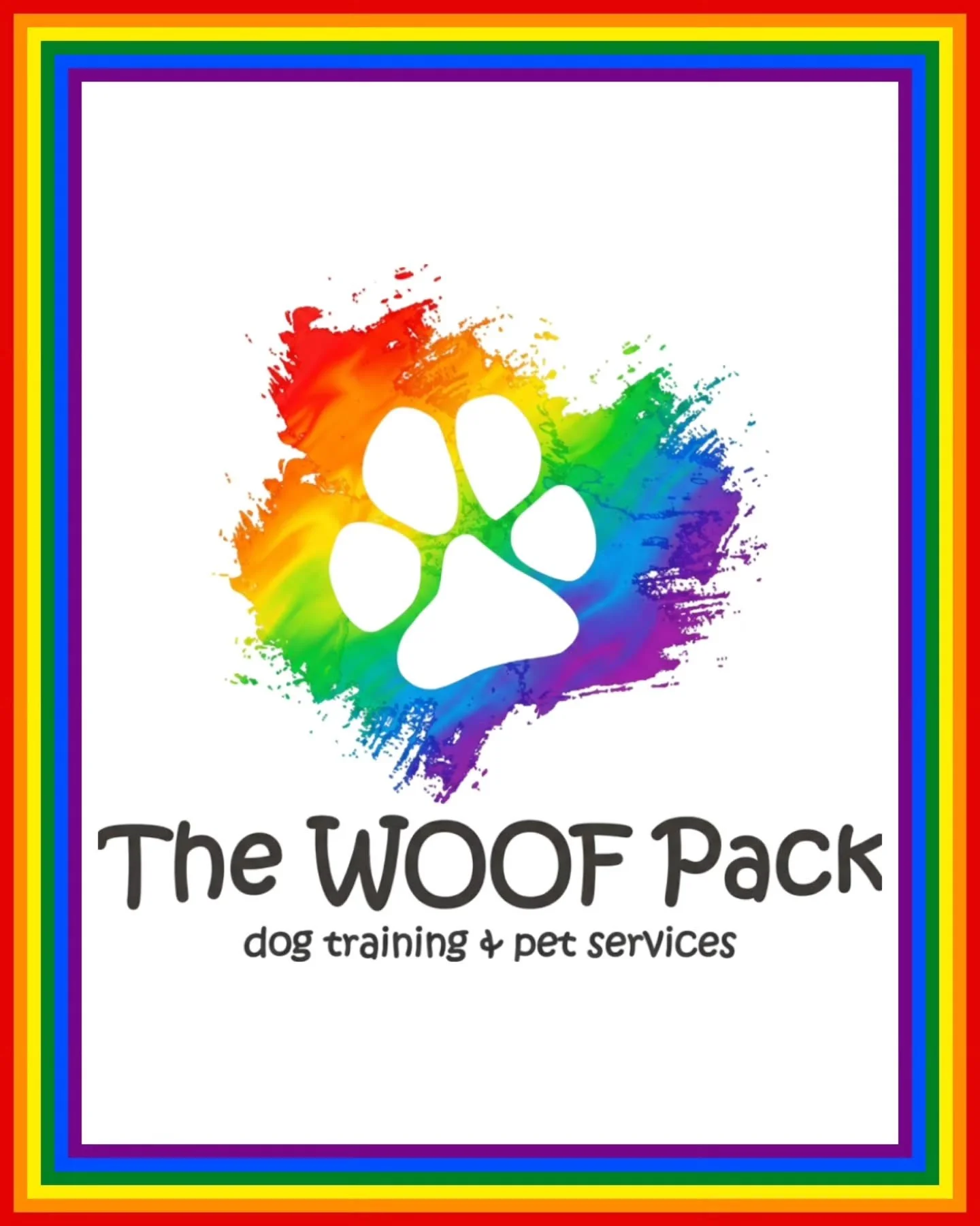 Happy Pride Month 🏳️&zwj;🌈 

Our pack believes that everyone deserves to feel safe, loved, supported, celebrated, and included. 

We are proud to offer our clients a kind, judgment-free, and supportive safe space where everyone belongs.

You are al