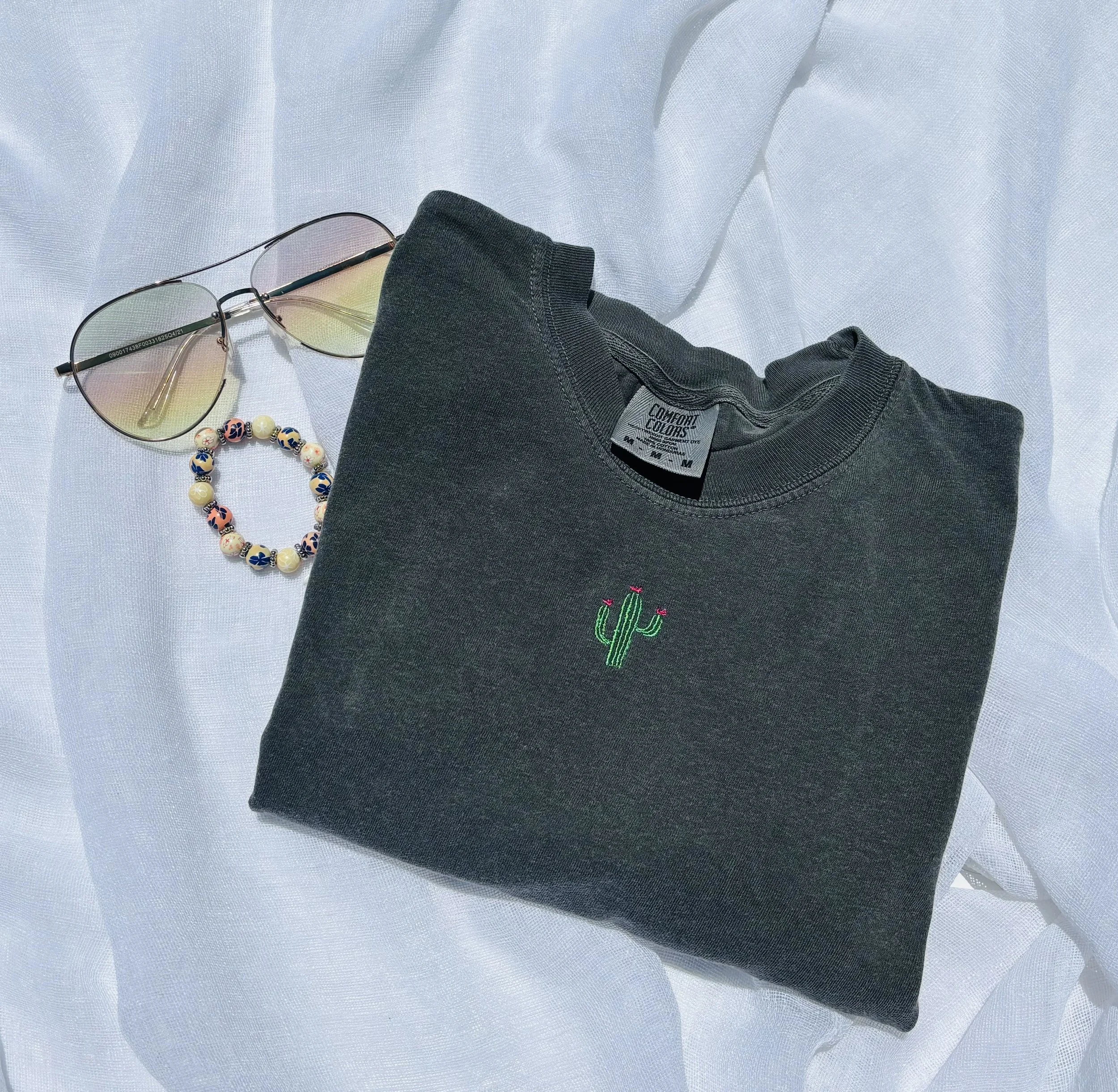 Pepper Grey Cactus T-Shirt