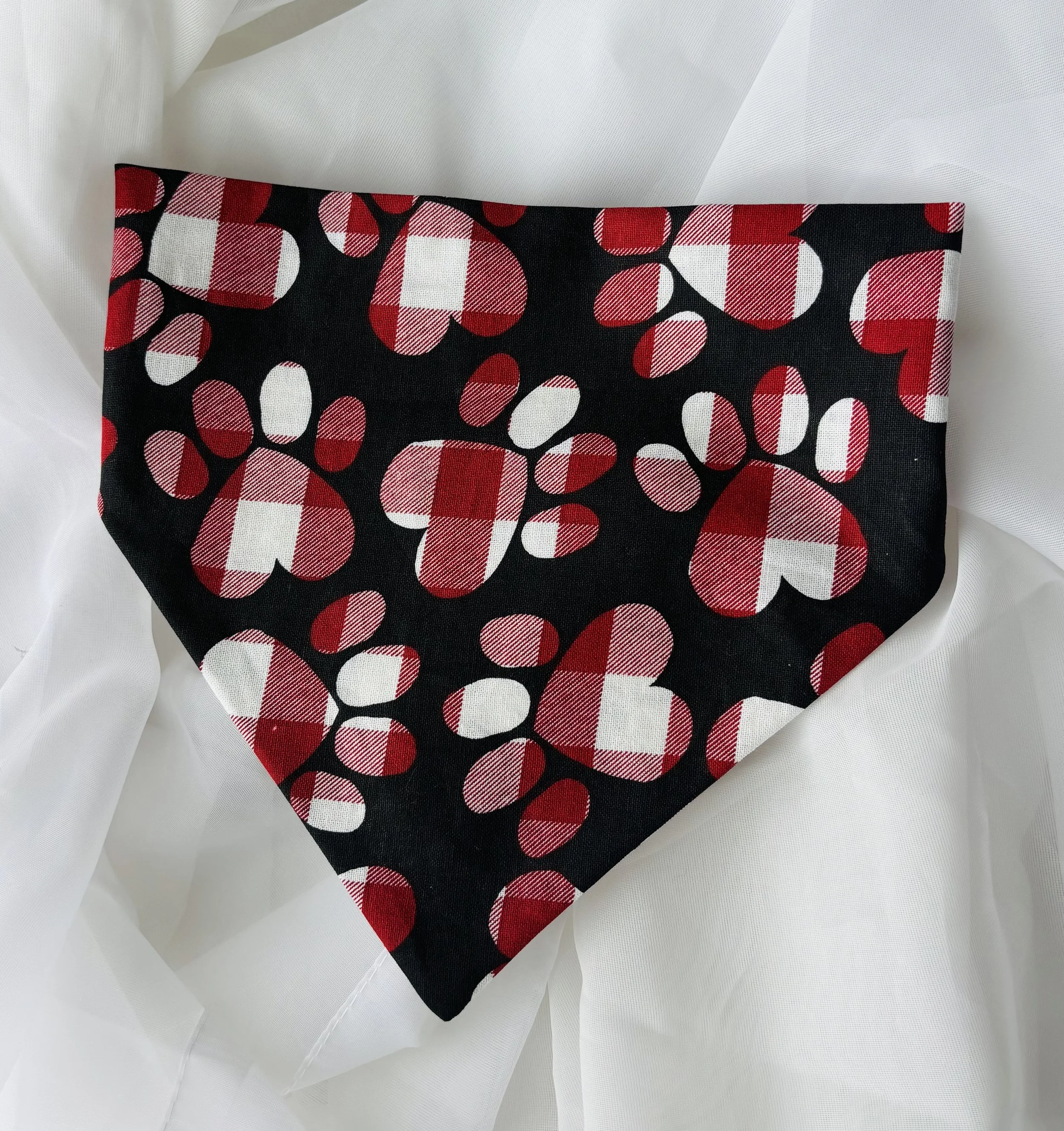 Plaid Paws Bandana