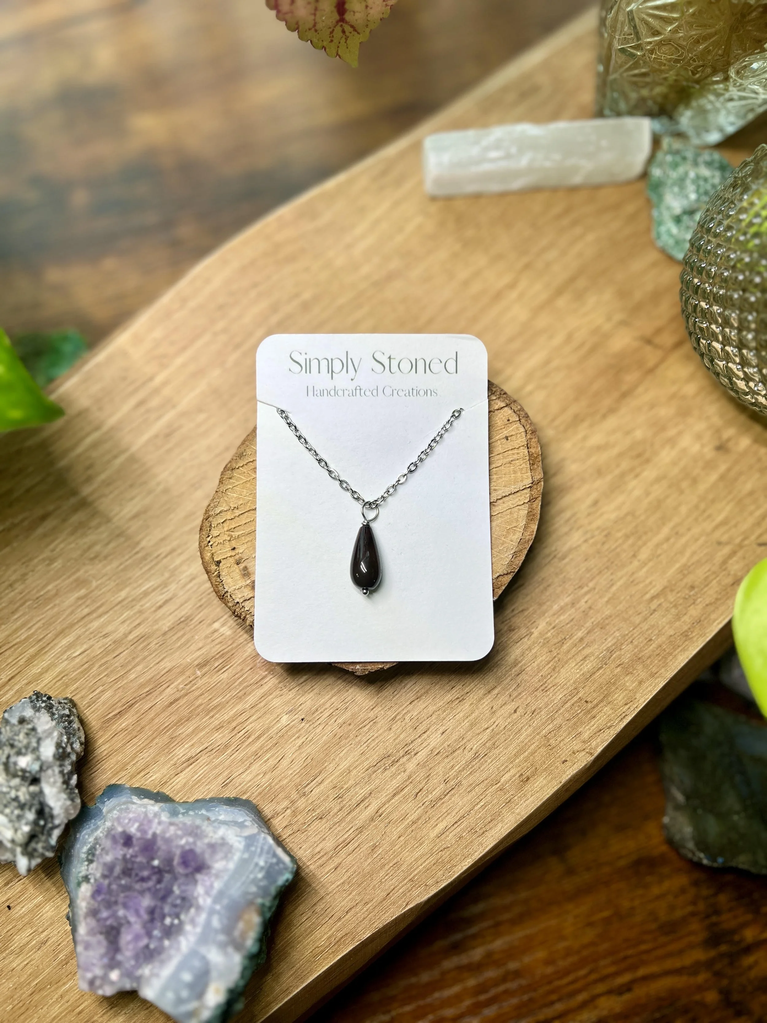 Brown Agate Gemstone Pendant