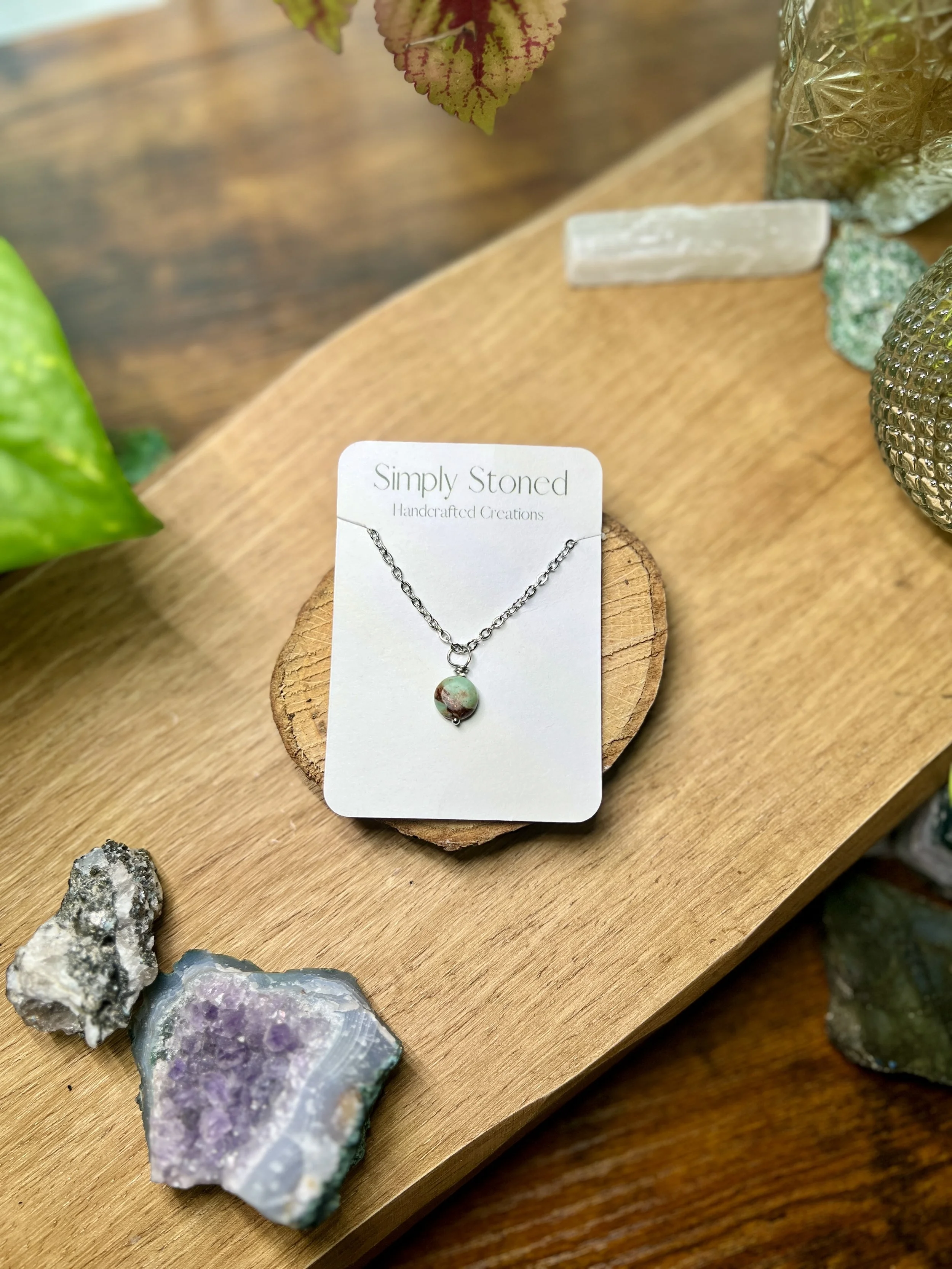 Silver Imperial Jasper Pendant