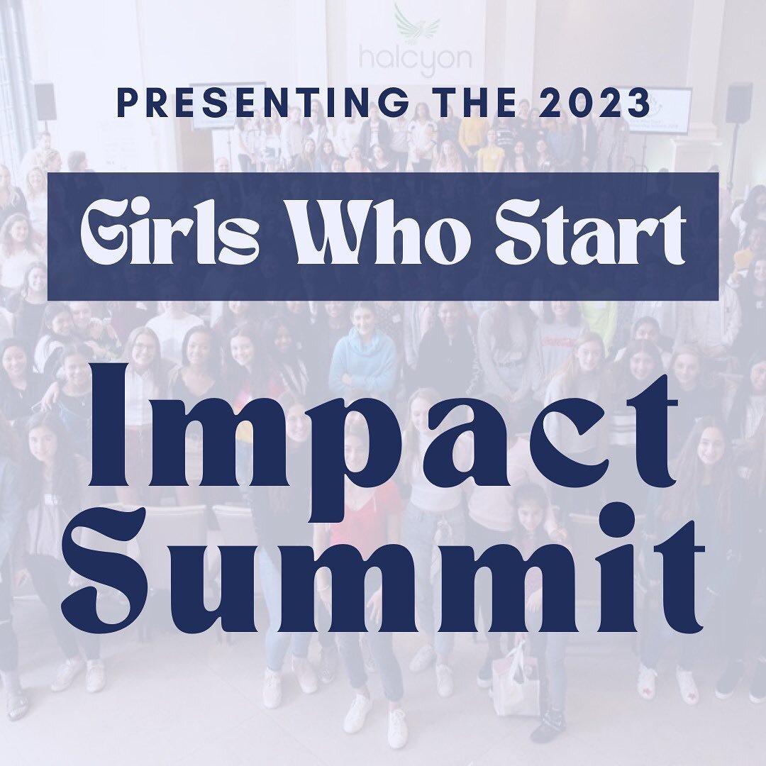 Sign up for the Girls Who Start Impact Summit happening on April 22! 

First 100 in person tickets are only $2.50 with promo code GWS23

Speaker announcement coming March 22!
All are welcome!