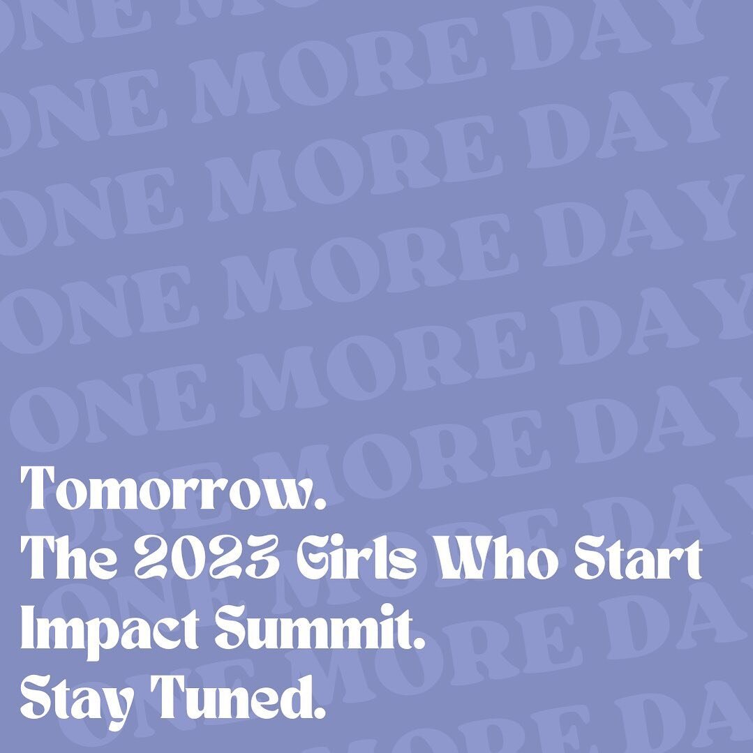 There&rsquo;s still time to sign up! Join us tomorrow in Rockville, MD for the Girls Who Start Impact Summit, featuring speakers from Glossier, Huffapost, Shiffon Co., and more! 

Link in bio to register.