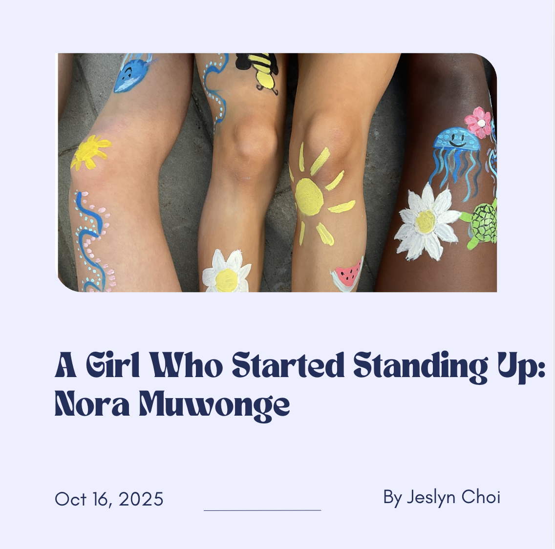 A Girl Who Started Standing Up: Nora Muwonge