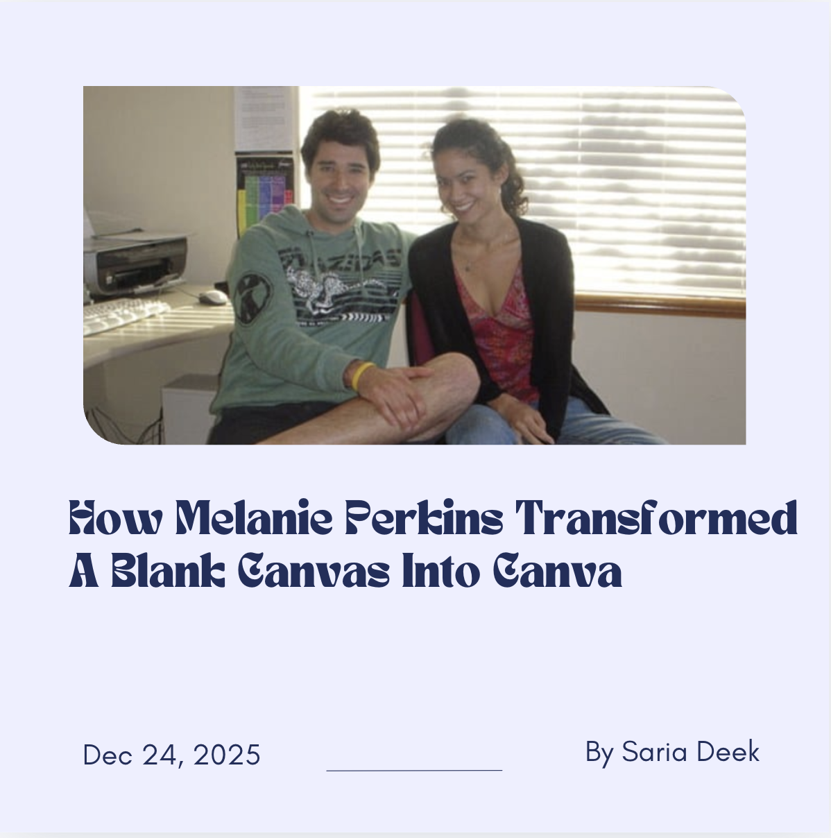 How Melanie Perkins Transformed A Blank Canvas Into Canva