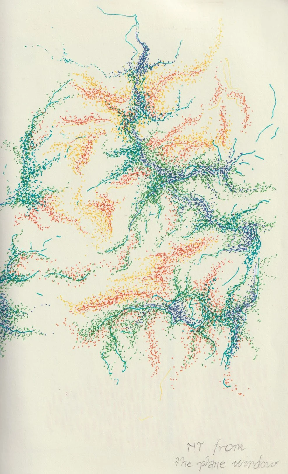 Aerial view of NT from the plane, Australia