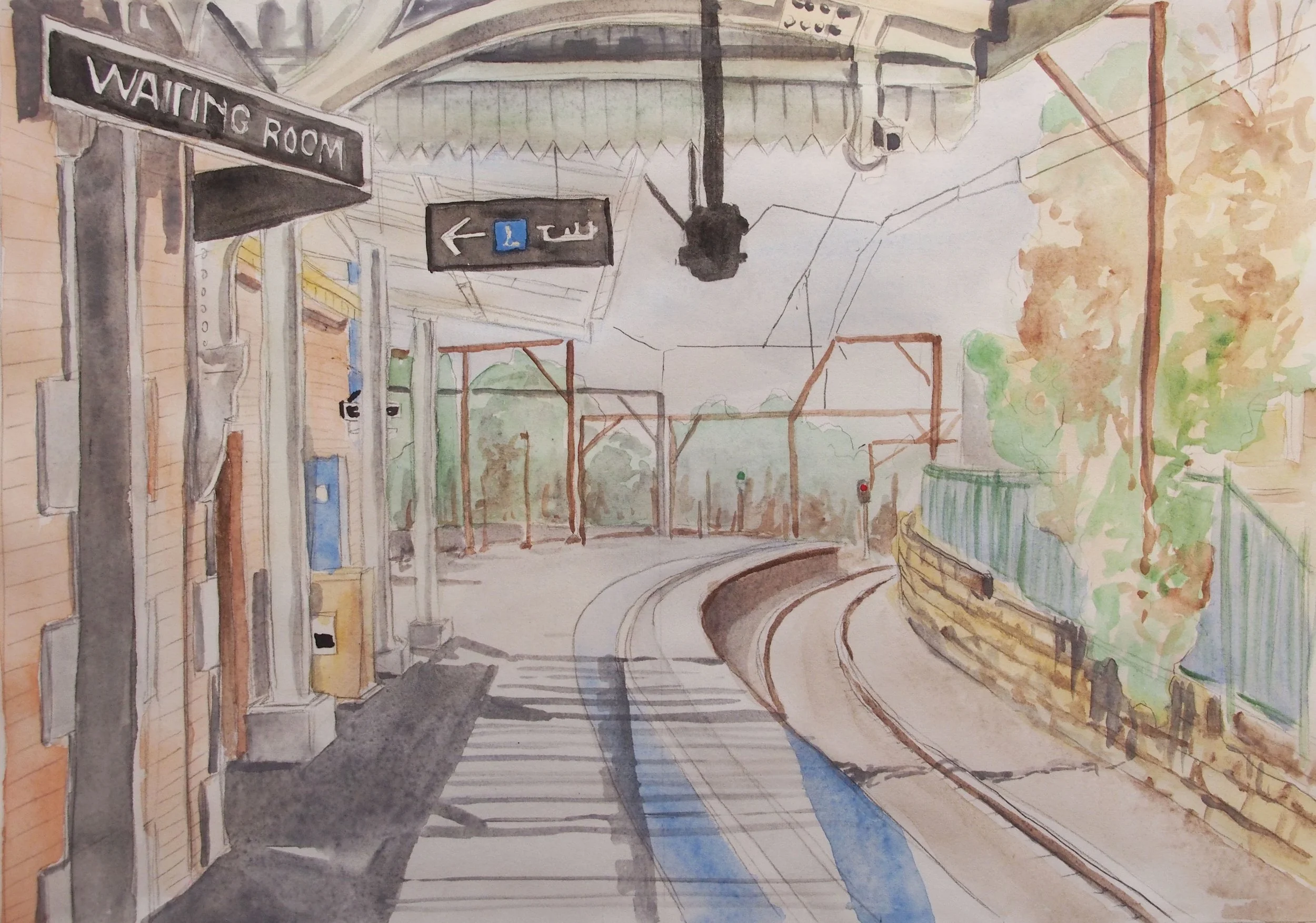 Springwood train station, NSW Australia