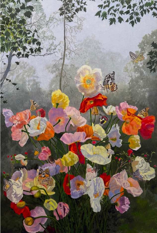 Poppies, and the Lone Pine