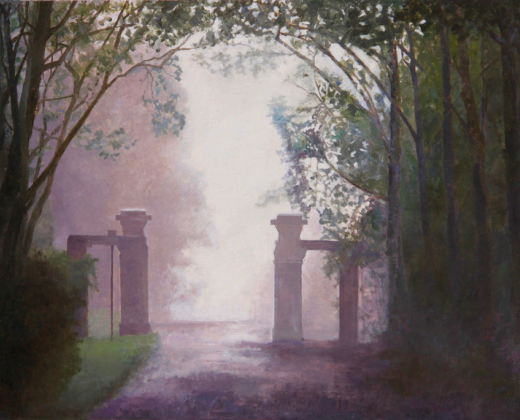 Morning Mist at the Memorial Gates, Leura