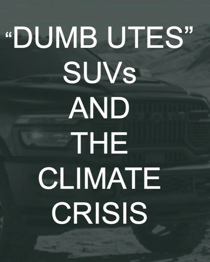Have you noticed the increase in the number of huge &ldquo;dumb utes&rdquo; and SUVs on Australian roads over the last 5-10 years? Ever wondered why this is happening? (apart from the obvious rabid egoism of their drivers)
&nbsp;
According to Prof St