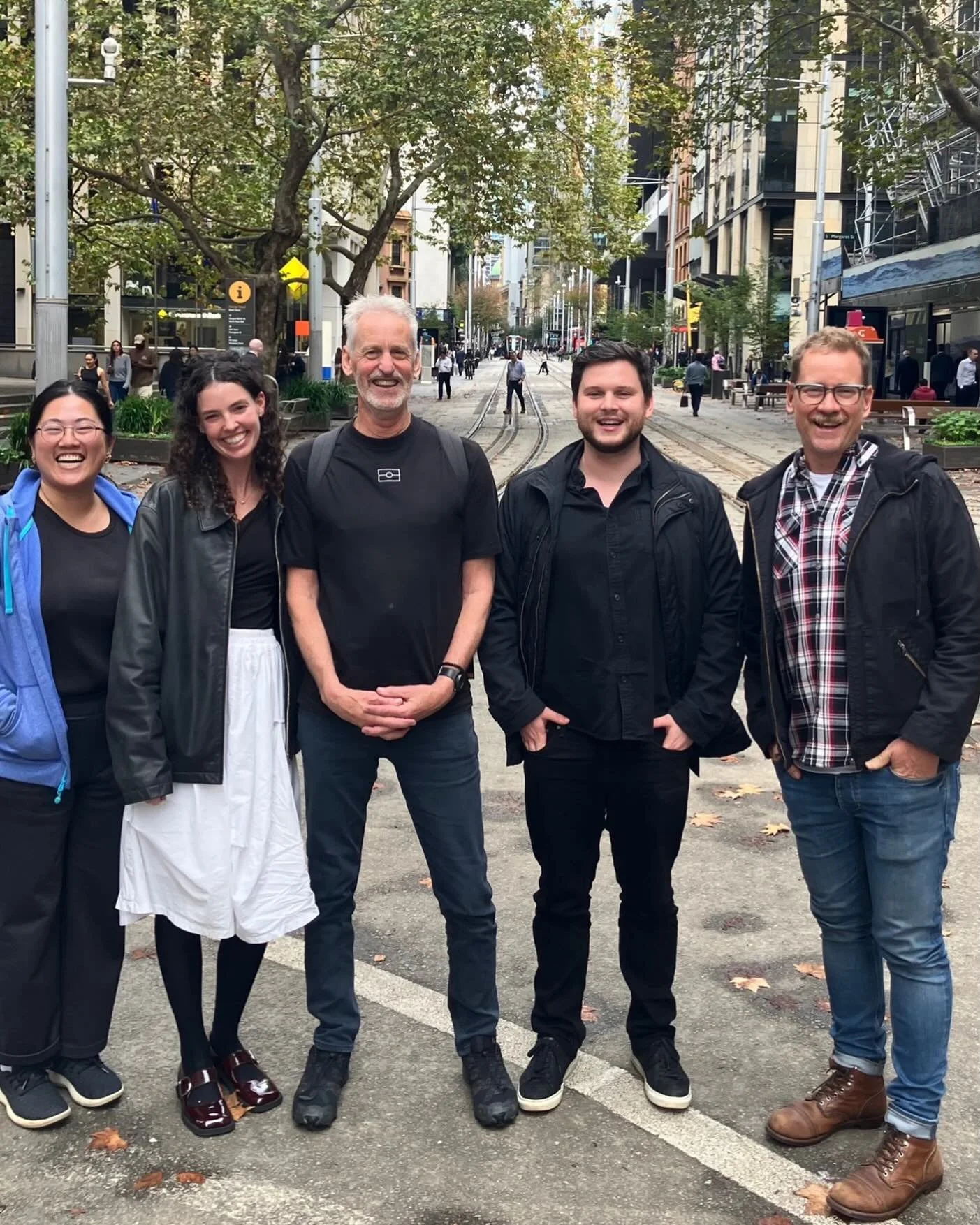 Stopping the traffic in Sydney with THE BEST publishing team from @macmillanaus. Thank you Alex, Belinda, Lily and Dave for helping bring #wheretruthends to readers. I couldn&rsquo;t have asked for a better team (and I&rsquo;ll be testing Dave&rsquo;