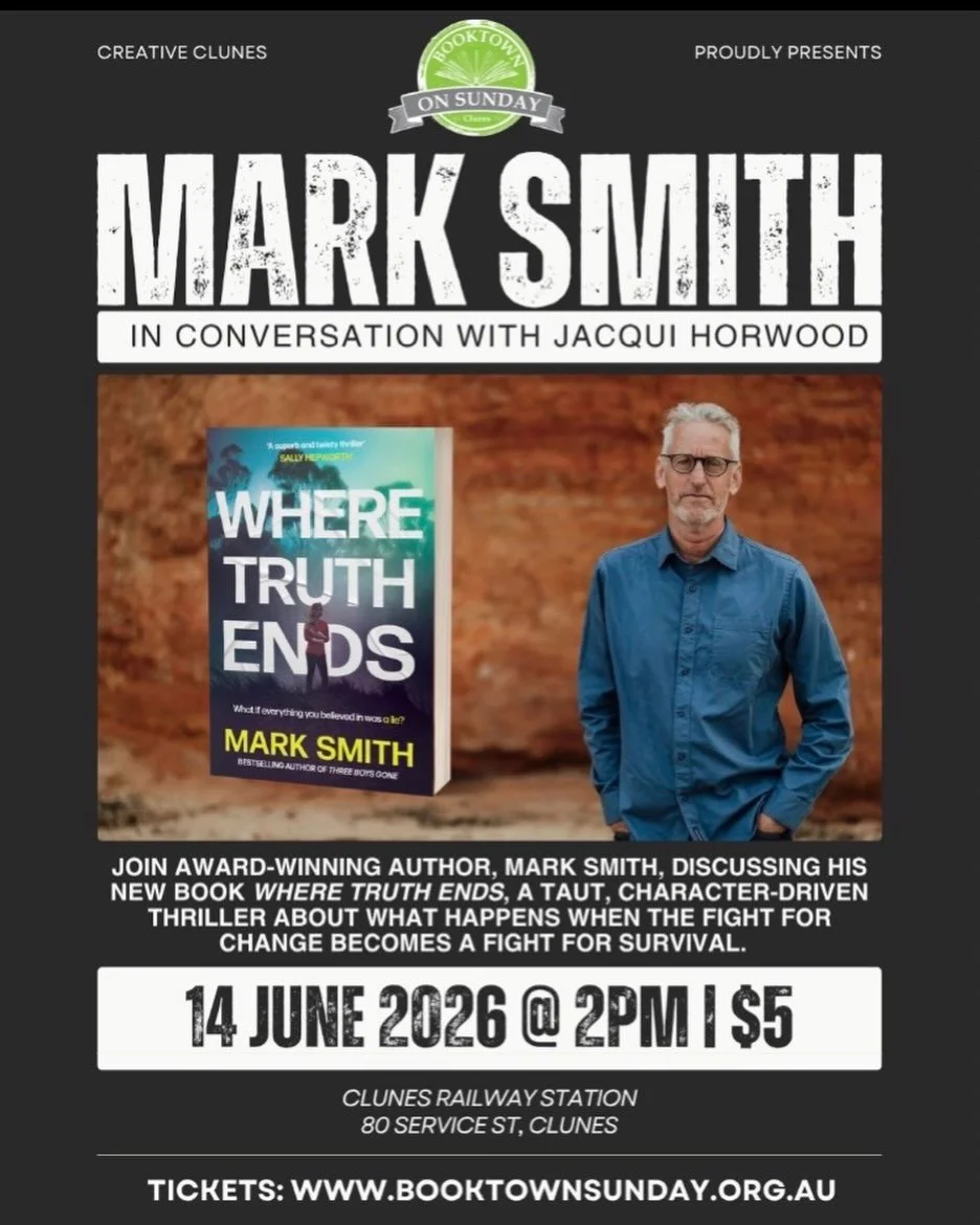 Looking forward to heading back to @clunesbooktown for this special event on June 14th. Come along for a Sunday afternoon session with the wonderful Jacqui Horwood all about writing thrillers, climate fiction and how books can change the world!
@macm