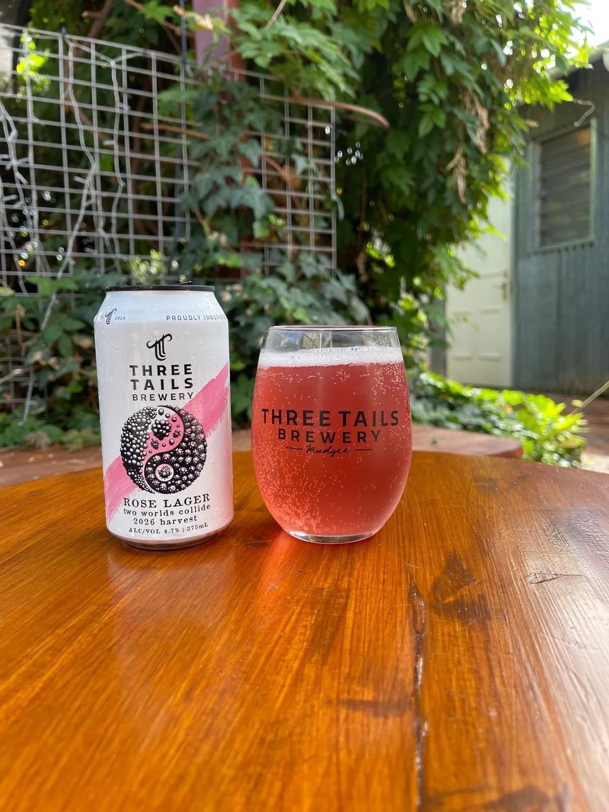 Fresh off the canning line, it&rsquo;s our latest collaboration with our mates at @steinwinery - a ros&eacute; lager made with their 2026 cabernet grapes. Enjoy notes of berries &amp; sweet florals in a bubbly brew - we added extra ros&eacute; to rea