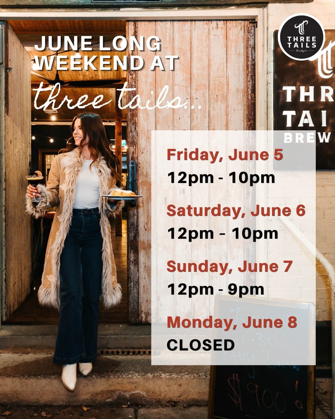 June long weekend trading 🍻 We&rsquo;ll be serving beers, BBQ &amp; tasty plates of food from Friday through to Sunday this coming long weekend 🙌 
 
Join us for good vibes, live music &amp; the best flavours of Mudgee 🍺 🍽️