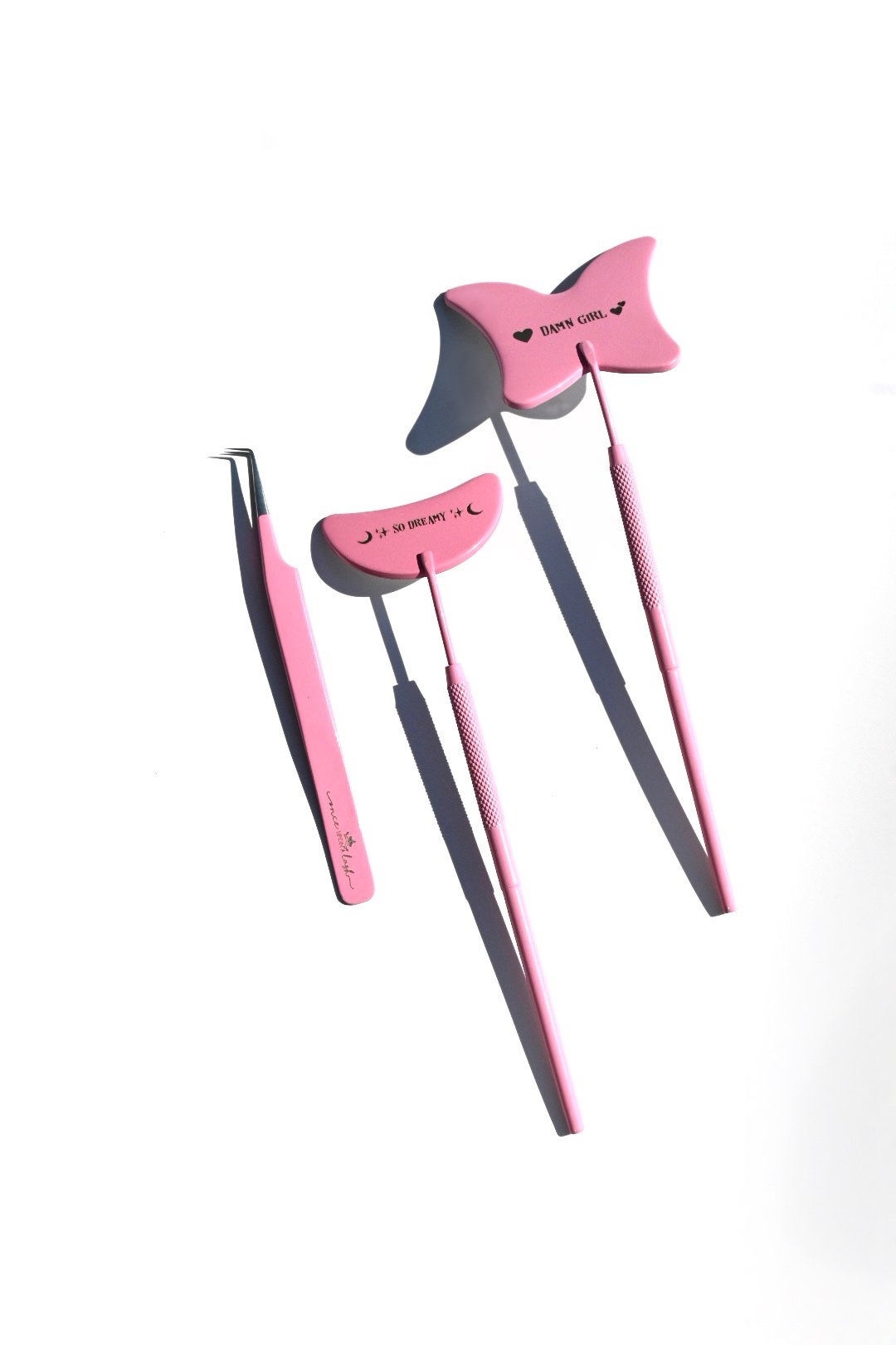 “PINK 4EVER” Mirror + Tweezer Combo