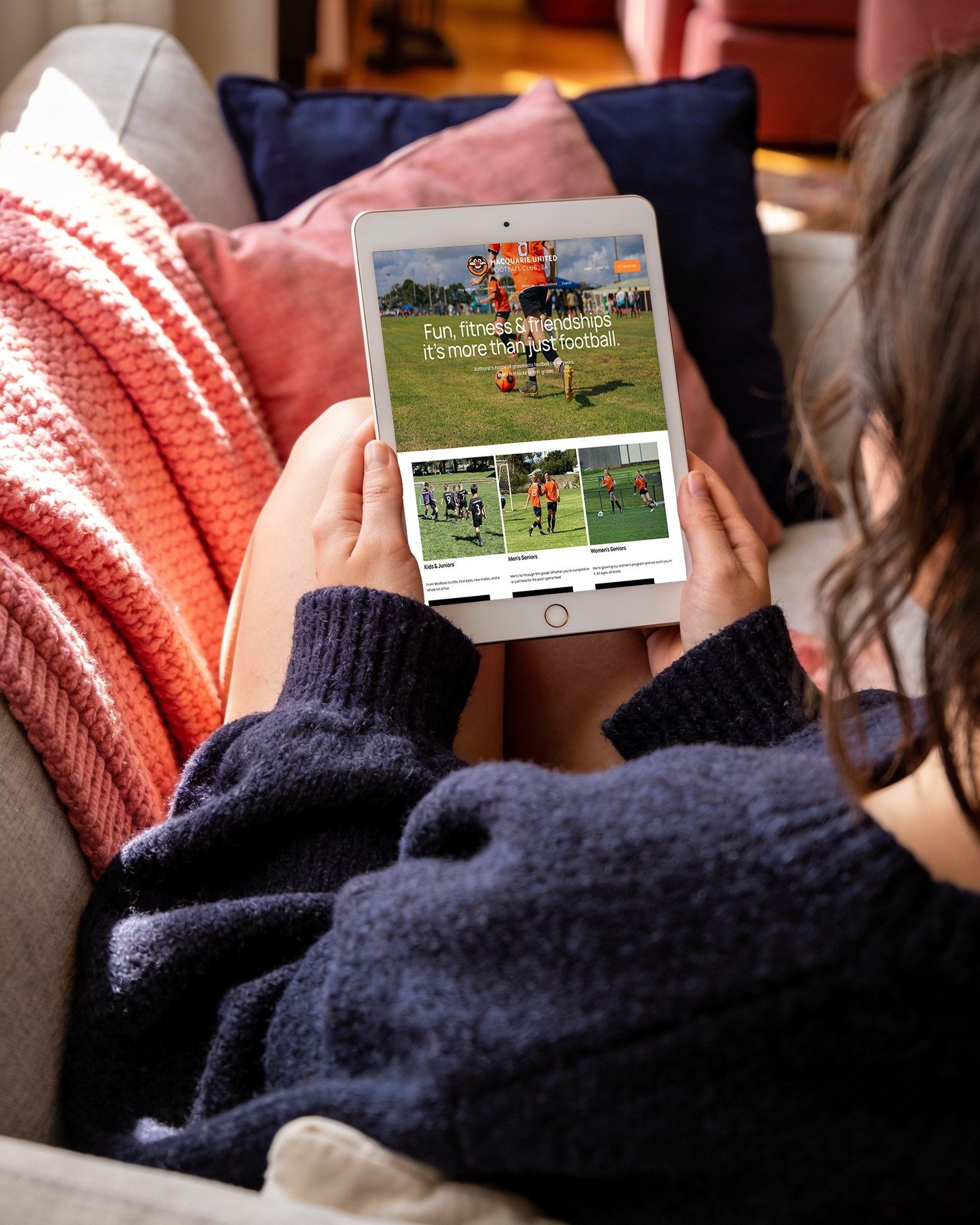 Before and after time. And this one is a good one.

Macquarie United Football Club has been Bathurst's home of grassroots football since 1984. Forty years of history, 300 players, 20 teams, and a website tha,t I want you to really sit with this, had 