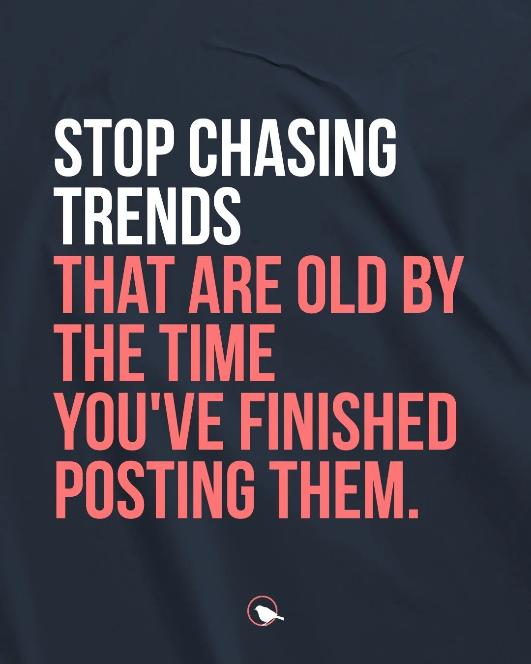 Businesses are panicking right now and it's most obvious on their socials.

Every feed is full of scrambled messaging. Brands chasing trends that are old two hours after they're new. Content that sounds completely different week to week depending on 
