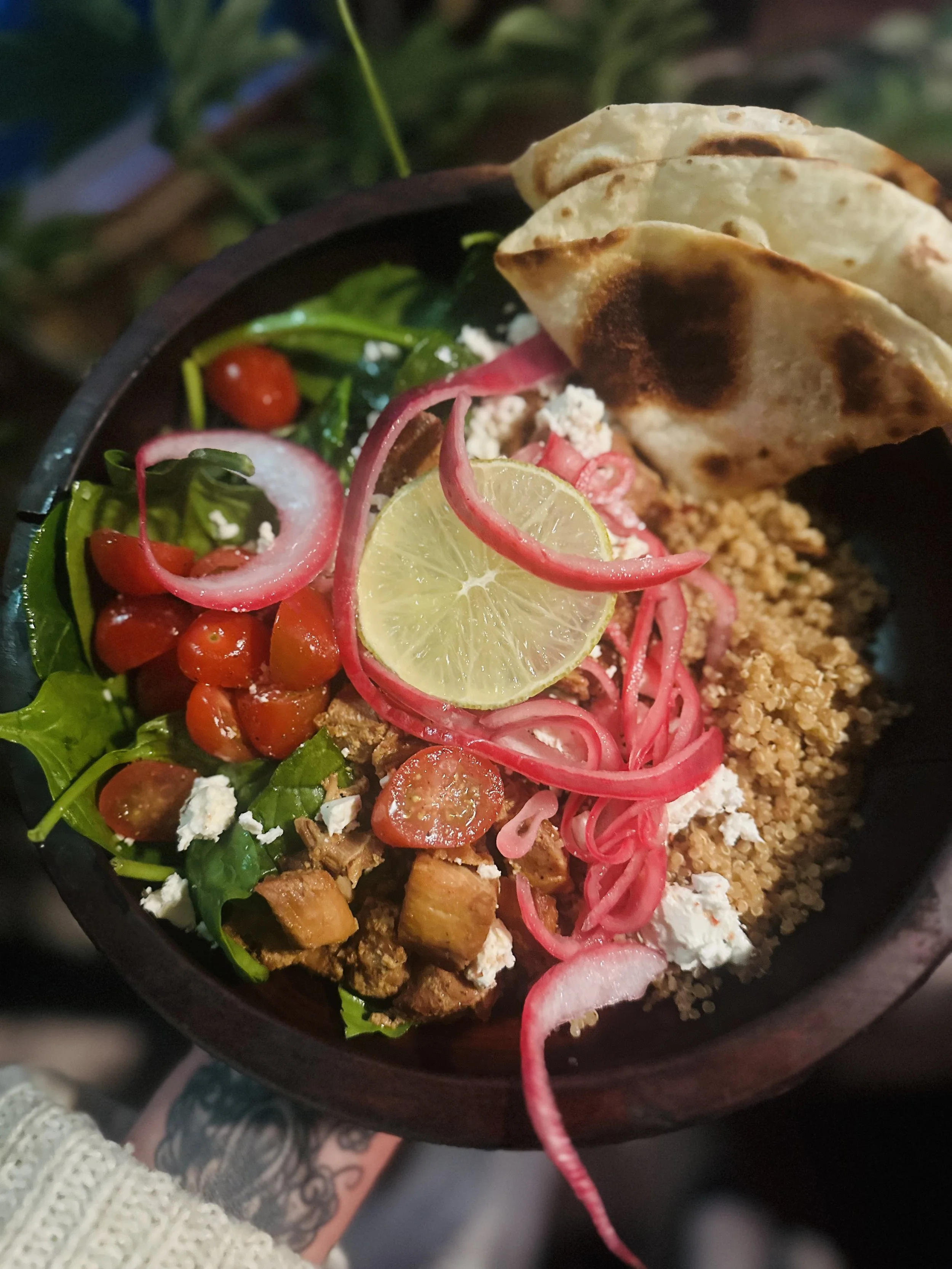 FRIDAY -08/28 Moroccan Pulled Chicken Bowl Pick up 11-2 @ Beyond Birch C0.