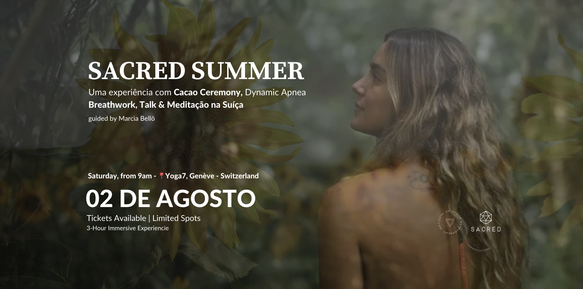 Summer Ceremony com Cacao, Dynamic Apnea Breathwork & Meditatação em Genève (Suíça)