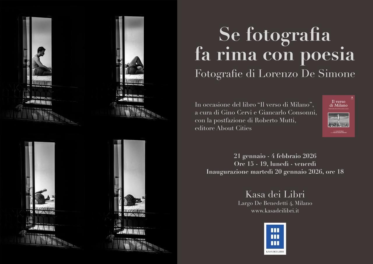 Se fotografia fa rima con poesia: Lorenzo De Simone in mostra alla Kasa dei Libri