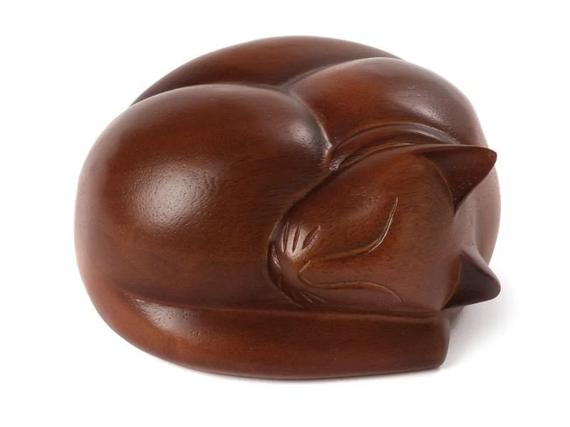 Sleeping Cat Wooden Urn.jpg