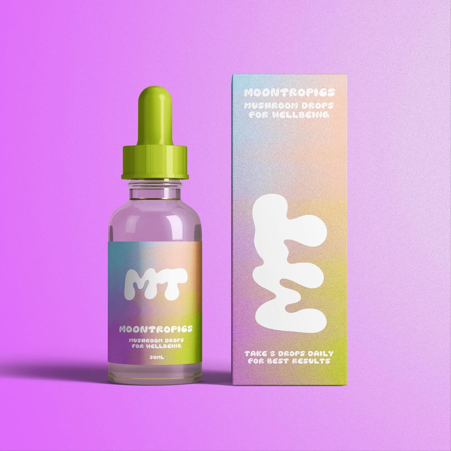 MOONTROPICS 🍄&zwj;🟫🫧✨ a brand I created to showcase my new font ZOOT!

they are little mushroom drops &amp; I think this mini brand &amp; font are a match made in heaven 🤝👼🏻 what do you think?

🥹 ZOOT is a funky, playful, retro, psychedelic &a